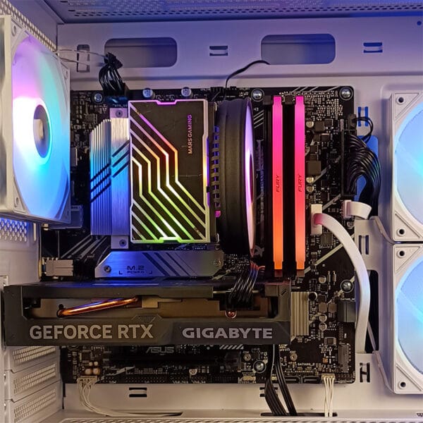 PC GAMING EVEN CORE I5 RTX4060 BLANCO - Imagen 4